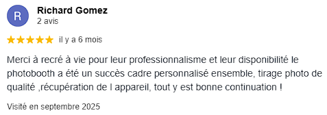 Avis Google Récréa’Vie 3