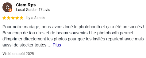 Avis Google Récréa’Vie 5