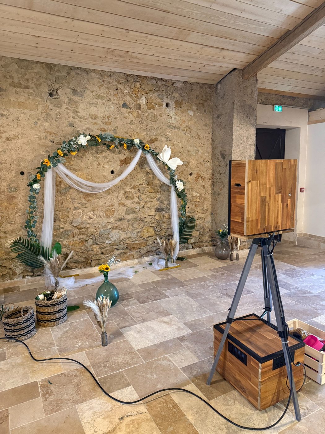 Photobooth Récréa’Vie mariage dans le Var